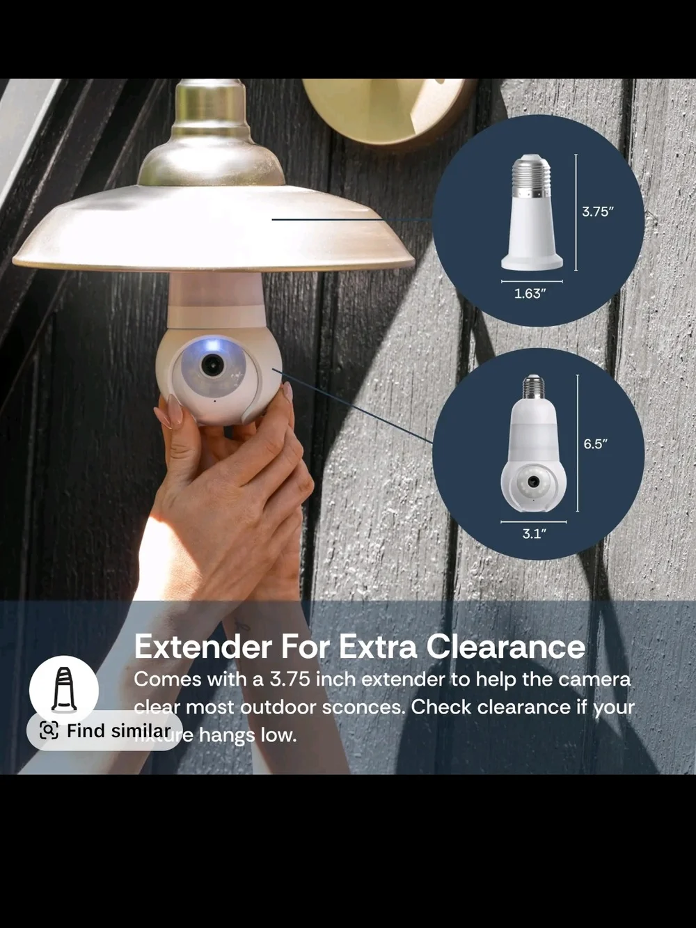 Light Cam V3 White Indoor/Outdoor Pan and Tilt Camera